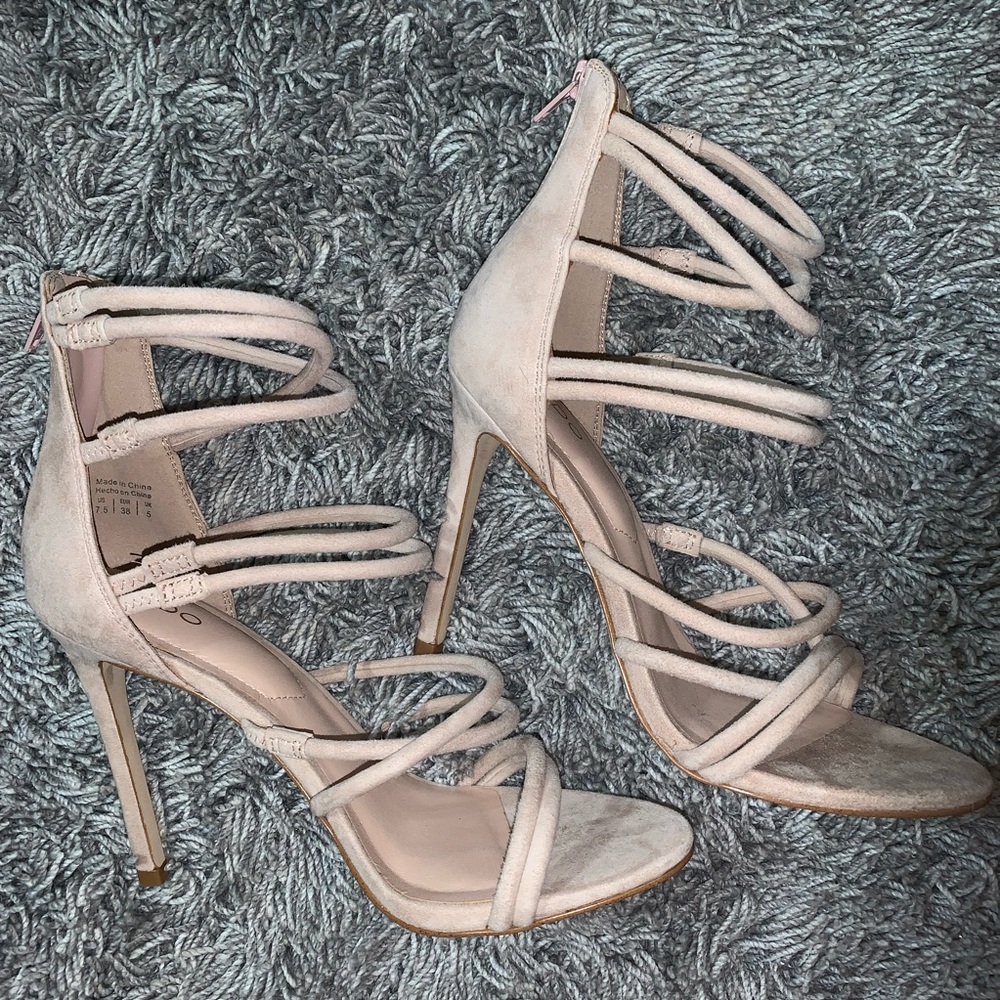 Aldo Suede Strappy Heel